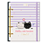 CADERNO ARGOLADO COLEGIAL CUTE CAT CADERSIL - Imagem 4
