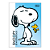 Caderno Colegial Brochura Snoopy 160F Tilibra - Imagem 2