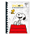Caderno Colegial Brochura Snoopy 160F Tilibra - Imagem 1