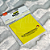 BLOCO ELETROSTATICO 76X76MM AMARELO PASTEL 30 FLS BRW - Imagem 1