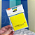 BLOCO ELETROSTATICO 76X76MM AMARELO PASTEL 30 FLS BRW - Imagem 2