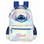 Mochila Prata Holográfica Plush Stitch 41681 Up4You - Imagem 1