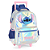 Mochila Rodinha Prata Holográfica Plush Stitch 41682 Up4You - Imagem 1