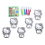 Kit Colorir Dedoche Hello Kitty Leonora - Imagem 3