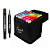 Caneta Touch Marcador Ponta Dupla 48 cores - Imagem 2