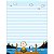 Bloco Papel de Carta Snoopy 50F 395447 Tilibra - Imagem 5