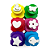 Guache Carimbo 6pcs Leonora - Imagem 1