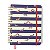 Planner Wire-O 2026 A5 Praia Cachorros Semanal Notas Cicero - Imagem 1