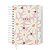 Agenda Diária Wire-o 2026 A5 Melissa Pink Bloomy Cicero - Imagem 1