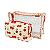 Conjunto de Necessaire Retangular Cereja Sabra - Imagem 3