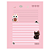 Refil Caderno Argolado Colegial 63g Cute Cat Cadersil - Imagem 8