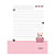 Refil Caderno Argolado Colegial 63g Cute Cat Cadersil - Imagem 7