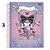 Caderno Universitário 10M 160fls Kuromi Jandaia - Imagem 3