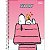 Caderno Universitário 10M Snoopy Fit 160F Tilibra - Imagem 3
