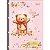 Monobloco Universitário Decorado Love Bears 80F Tilibra - Imagem 1