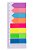 Marcador de Página Plástico Molin 160 folhas 8 cores - Imagem 1