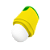 Apontador com borracha Player Brasil Jogador Tris - Imagem 4