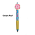 Caneta Esferográfica 0.7 Love Giro Flowers 1358 Molin - Imagem 3