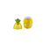 Apontador com Borracha Abacaxi 915283 Tris - Imagem 4