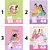Bloco Papel de Carta 48F Princesas Animativa - Imagem 1