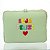 Case Para Notebook com Alça Seja Feliz Verde Floriê - Imagem 1