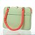 Case Para Notebook com Alça Seja Feliz Verde Floriê - Imagem 3