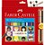 Lápis de Cor Faber-Castell Caras E Cores 24 Cores + 6 Tons de Pele - Imagem 1