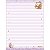 Bloco Papel de Carta Pooh 48F Tilibra - Imagem 7