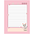Caderno Argolado Colegial Cute Cat 80F Cadersil - Imagem 7