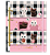 Caderno Argolado Colegial Cute Cat 80F Cadersil - Imagem 2