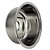 Cuba Pia Inox Redonda 30cm Aço 430 com Válvula e Sifão - Meganox - Imagem 4