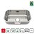 Cuba Inox Tramontina Lavínia 47 BL Polido 47x30x14cm - Imagem 5