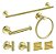 Toalheiro para Banheiro Inox Dourado - Kit 7 Peças - Imagem 1