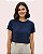 Cropped Gola Redonda Básico Manga Curta Algodão - Imagem 3