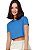 Cropped Feminino Manga Curta Gola Redonda em 100% Algodão - Imagem 4