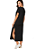 Vestido Feminino Midi Manga Curta Gola V em 100% Algodão - Imagem 6