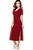 Vestido Feminino Midi Manga Curta Gola V em 100% Algodão - Imagem 2