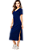Vestido Feminino Midi Manga Curta Gola V em 100% Algodão - Imagem 3
