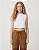 Cropped Feminino Regata em Algodão Gola Redonda - Imagem 12
