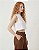 Cropped Feminino Regata em Algodão Gola Redonda - Imagem 15