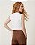Cropped Feminino Regata em Algodão Gola Redonda - Imagem 14