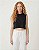 Cropped Feminino Regata em Algodão Gola Redonda - Imagem 8
