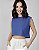 Cropped Feminino Gola Redonda em 100% Algodão - Imagem 6