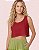 Cropped Feminino Regata em Algodão Decote U - Imagem 11