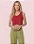 Cropped Feminino Regata em Algodão Decote U - Imagem 9