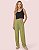 Cropped Feminino Regata em Algodão Decote U - Imagem 2