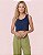 Cropped Feminino Regata em Algodão Decote U - Imagem 5