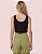 Cropped Feminino Regata em Algodão Decote U - Imagem 4