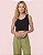 Cropped Feminino Regata em Algodão Decote U - Imagem 1