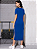 Vestido Feminino Midi Manga Curta Gola Redonda em 100% Algodão - Imagem 5